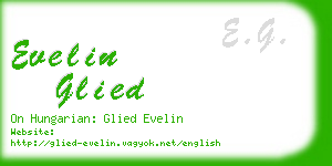 evelin glied business card